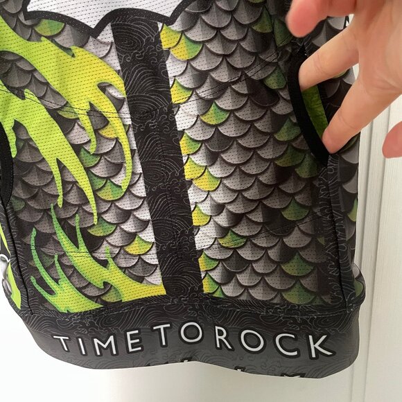 Worn Once Wattie Ink Tri Top Women's Small Half Zip Triathlon Dragon Sleeveless - Picture 7 of 11